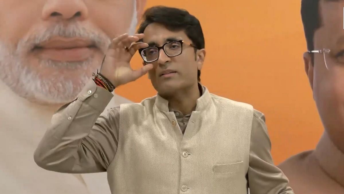 'Congress vs People Of India': BJP's Pradeep Bhandari Lashes Out At Rahul Gandhi Over Protest Against CEC | Video