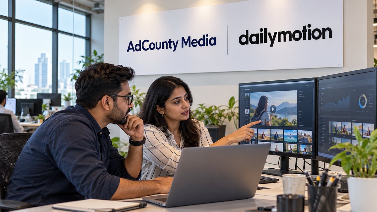 AdCounty Media Partners Dailymotion To Boost AI-Powered Video Advertising In India