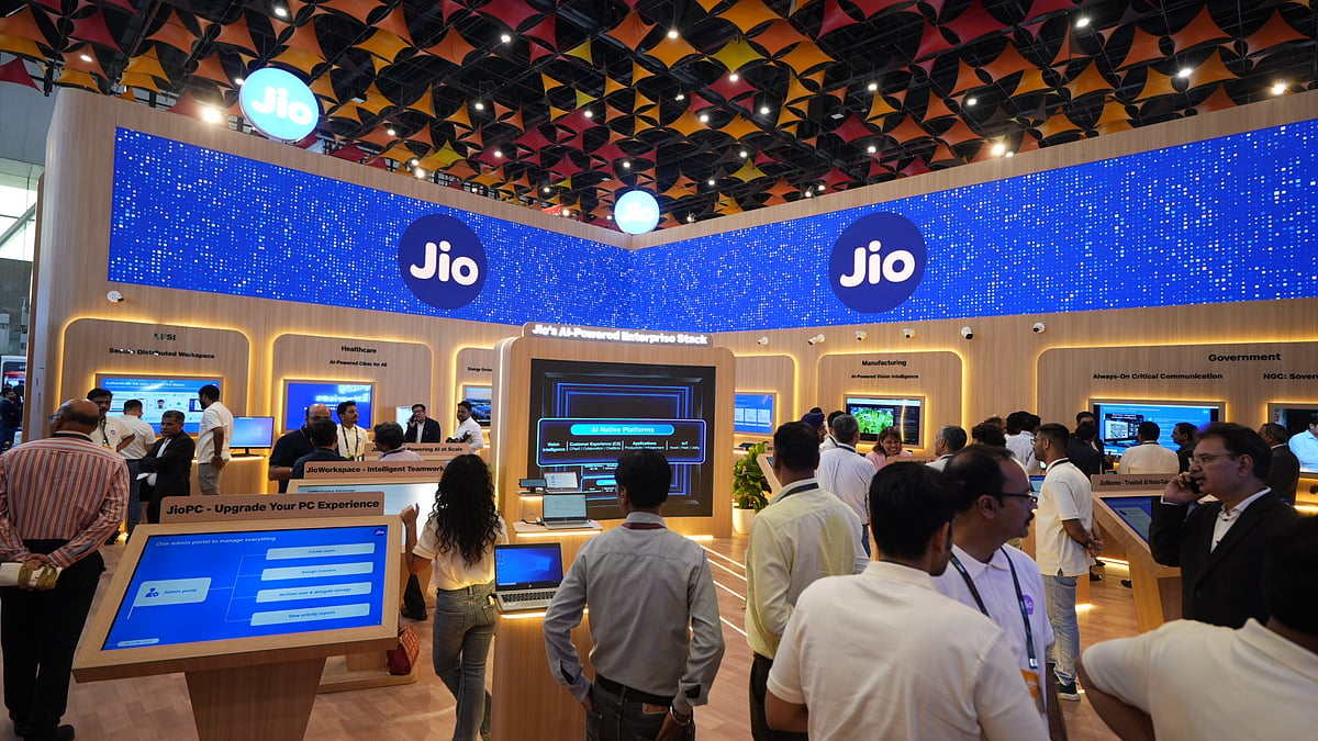 Jio booth at IMC 2026