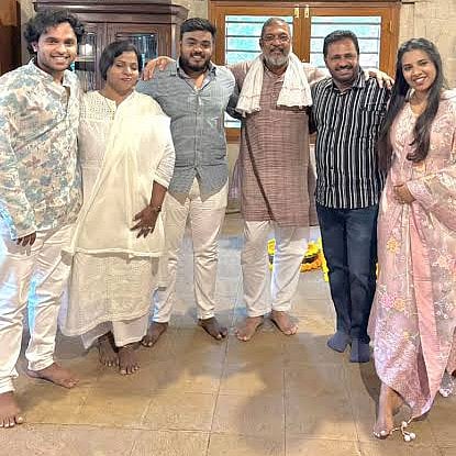 Nana Patekar celebrating Ganeshotsav at his Pune farmhouse in 2024