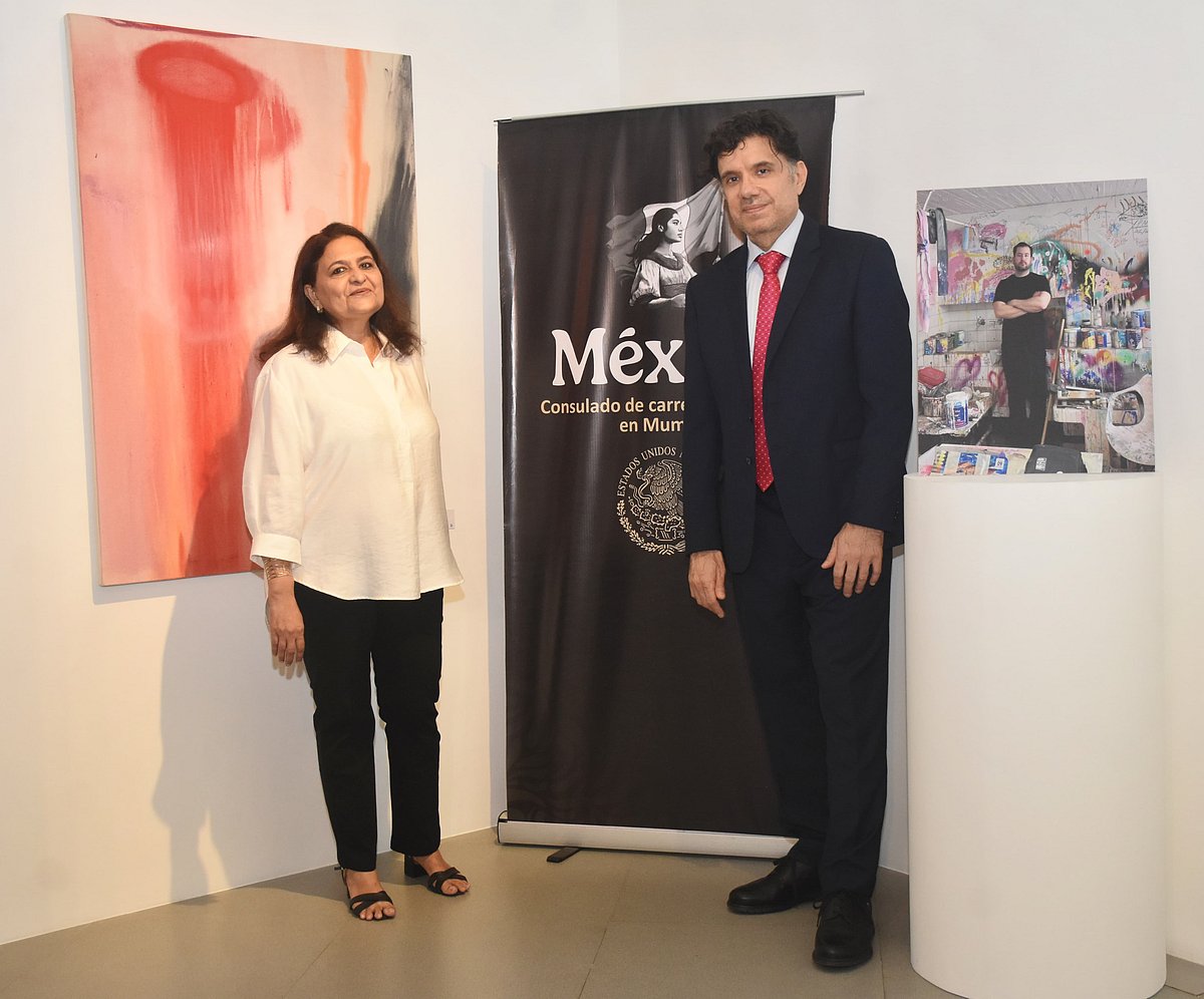García Estrada with Anupa Mehta