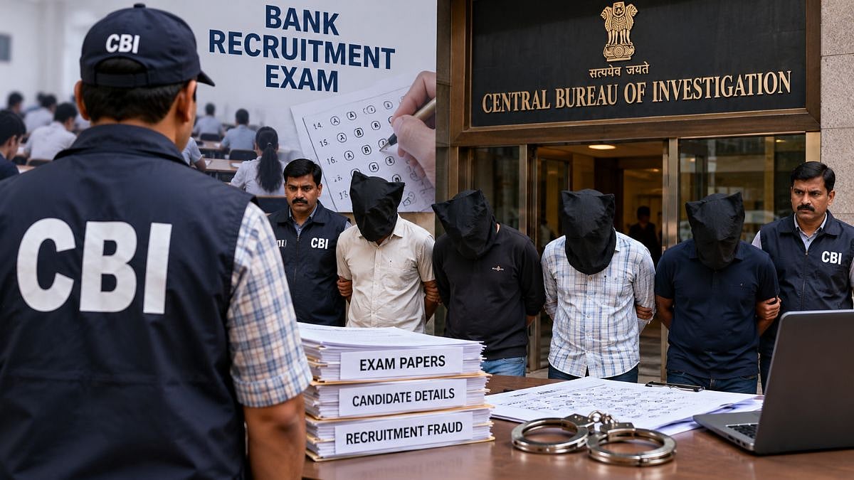 CBI Busts Pan-India Banking Recruitment Racket, Arrests 4 Including CGST Inspector