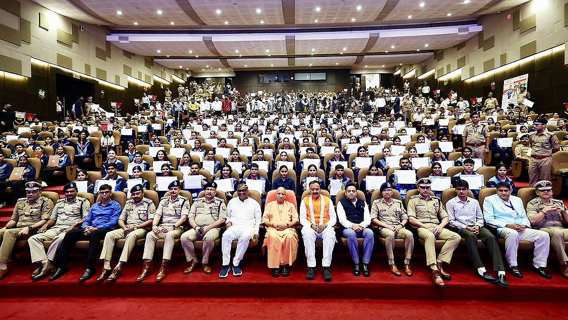 UP CM Yogi Adityanath Hands Appointment Letters To 15 Athletes As 470 Sportspersons Join Police