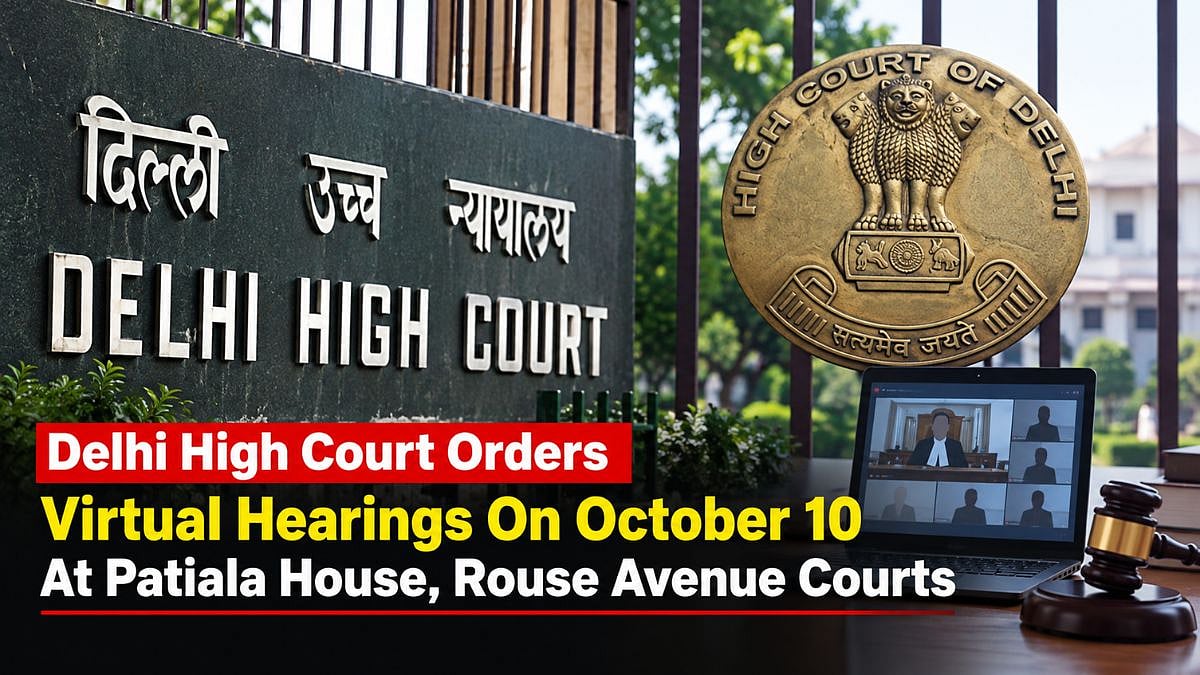 Delhi High Court Orders Virtual Hearings At Patiala House, Rouse Avenue Courts On October 10 Ahead Of Jantar Mantar Protest