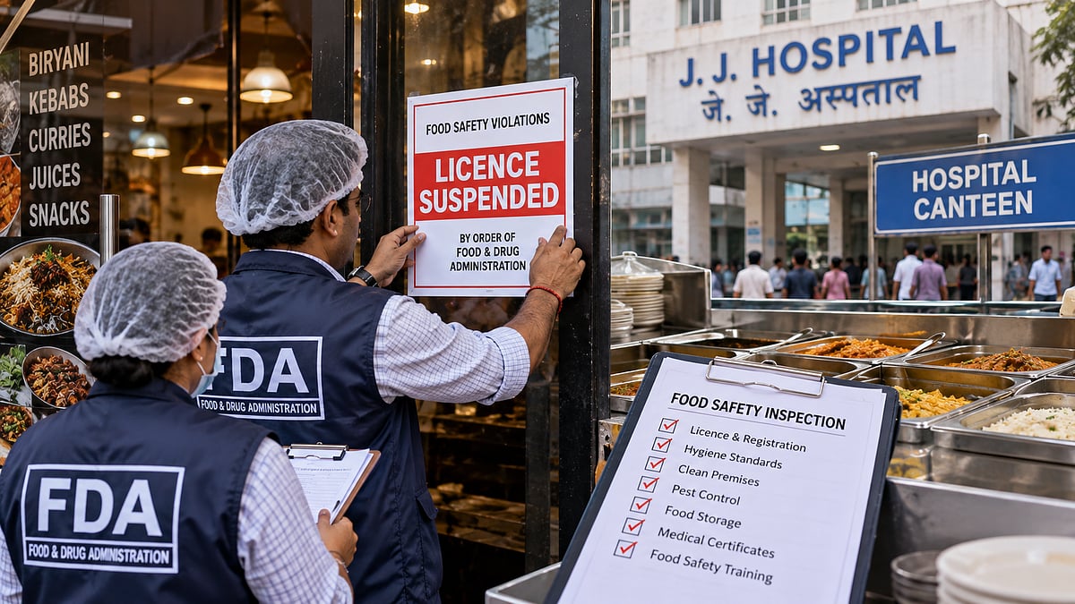 Mumbai FDA Suspends Licences Of 10 Eateries Including JJ Hospital Canteens, Seizes ₹1.09 Crore Goods In Maharashtra Crackdown