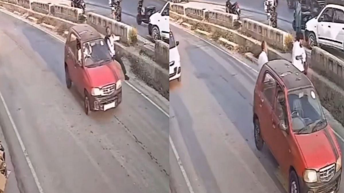 Driver Hugs Pedestrian After Hitting Him In Minor Road Accident In Uttarakhand, Wins Hearts Online - WATCH 