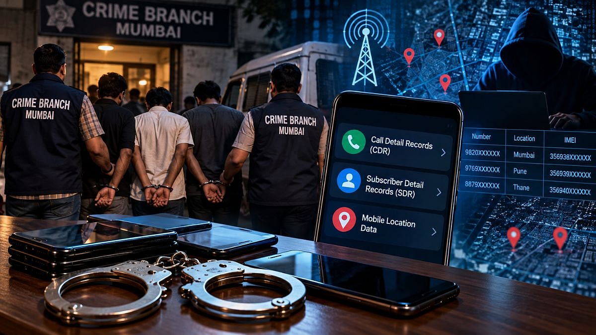 Mumbai Crime Branch Arrests 5 In Illegal CDR, SDR And Mobile Location Data Racket; 2 Are Police Constables