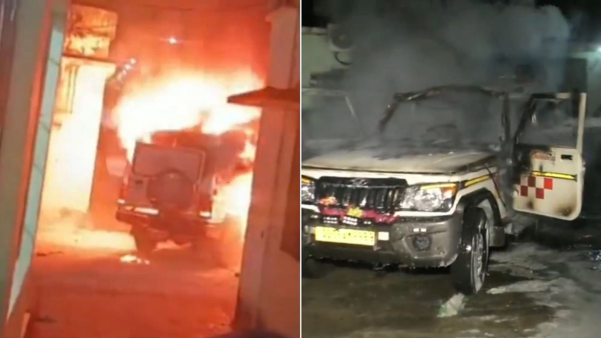 Odisha Tragedy: Patient Dies, Two Injured As Oxygen Cylinder Explodes, Setting Private Ambulance Ablaze In Mayurbhanj | Video