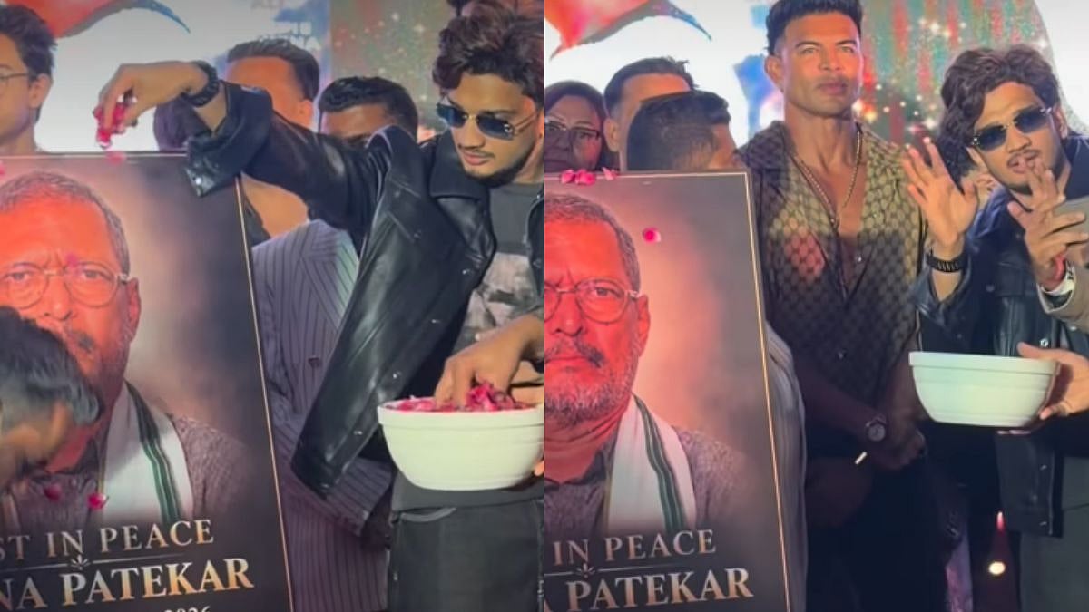 Munawar Faruqui Refuses To Recreate His Tribute To Nana Patekar For Paps At Mumbai Event; Watch Video 