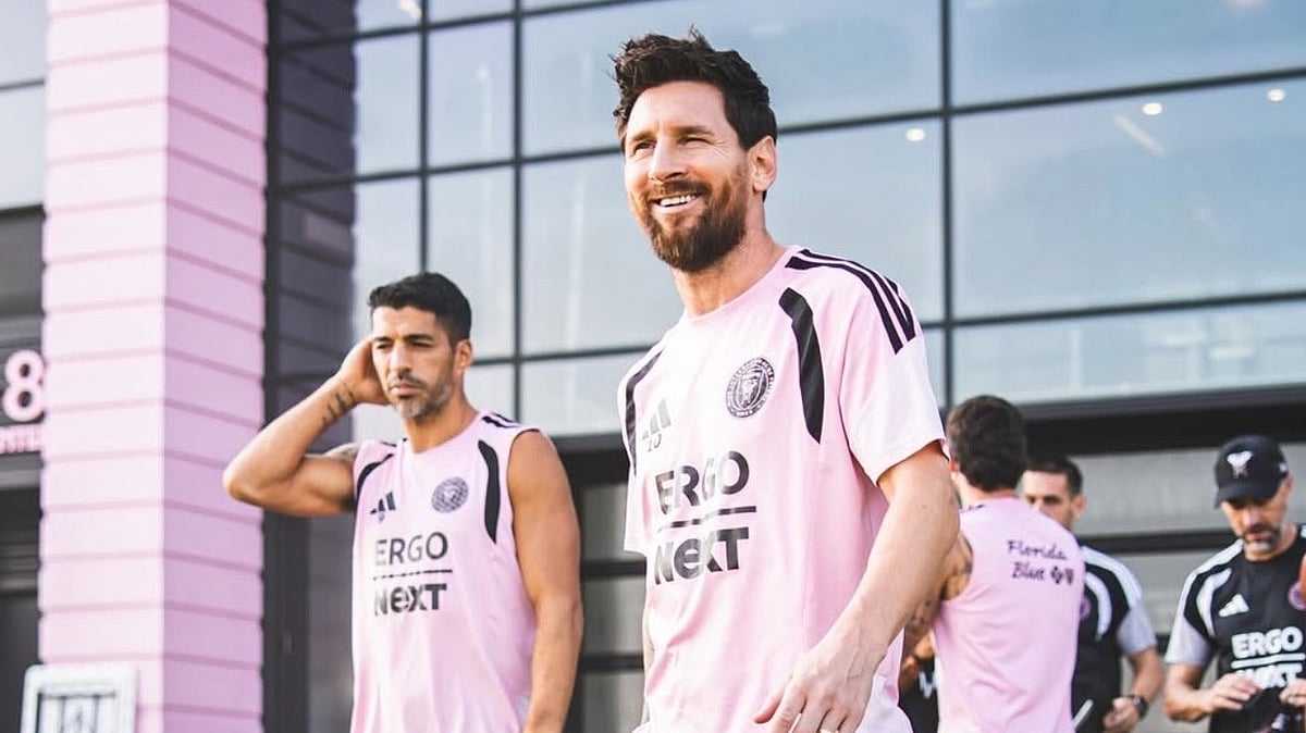 Lionel Messi Returns To Inter Miami Alongside Luis Suarez And Rodrigo De Paul Two Days After Emotional Argentina Farewell | Video