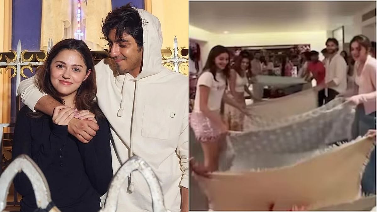 Aneet Padda Joins Rumoured Boyfriend Ahaan Panday’s Family For Alanna's Baby Shower, Inside Video With Ananya Panday Goes Viral