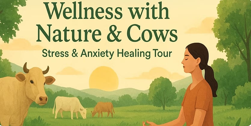 Wellness with nature and cows