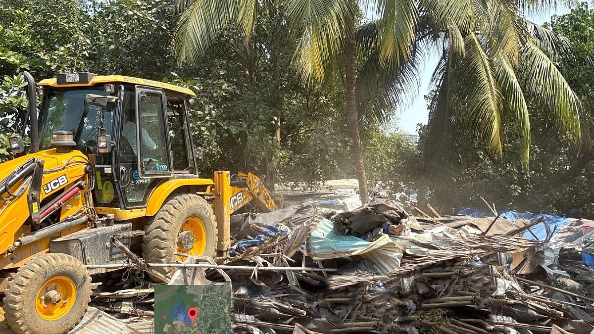 Mumbai: BMC Demolishes 30 Structures At Borivali Connector For Coastal Road North Project