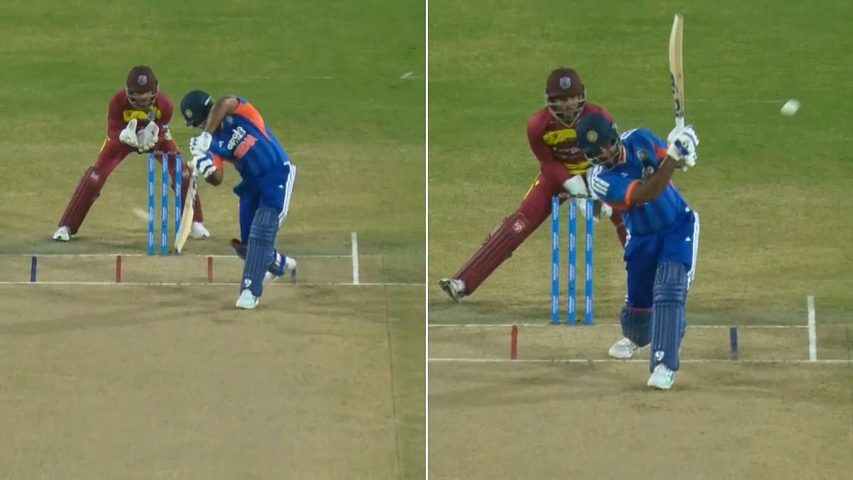 Sanju Samson Smashes CSK Teammate Akeal Hosein For 22 In Massive Over During IND Vs WI 2nd T20I | VIDEO