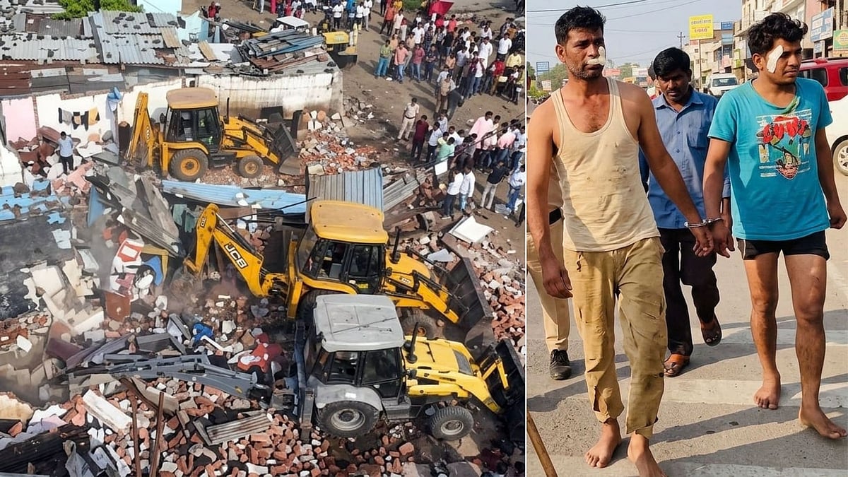 Bhopal Cattle Remains Case: 3 Arrested After Suspected Slaughter Near Kaliyasot River, BMC Demolishes Dairy Amid Protests