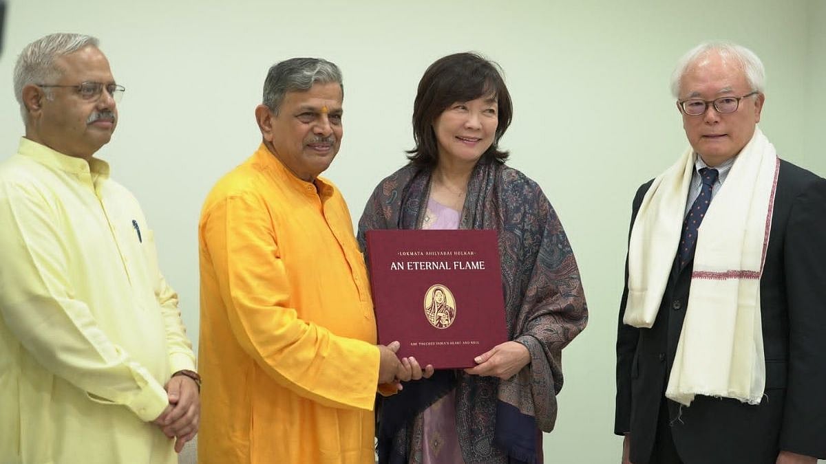 RSS Sarkaryavah Dattatreya Hosabale Meets Akie Abe To Strengthen Bharat–Japan Cultural Ties