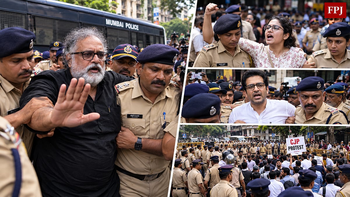 Mumbai Police Detain 600 Ahead Of CJP-Backed Protest At August Kranti Maidan; Tushar Gandhi, Varun Sardesai Among Those Held