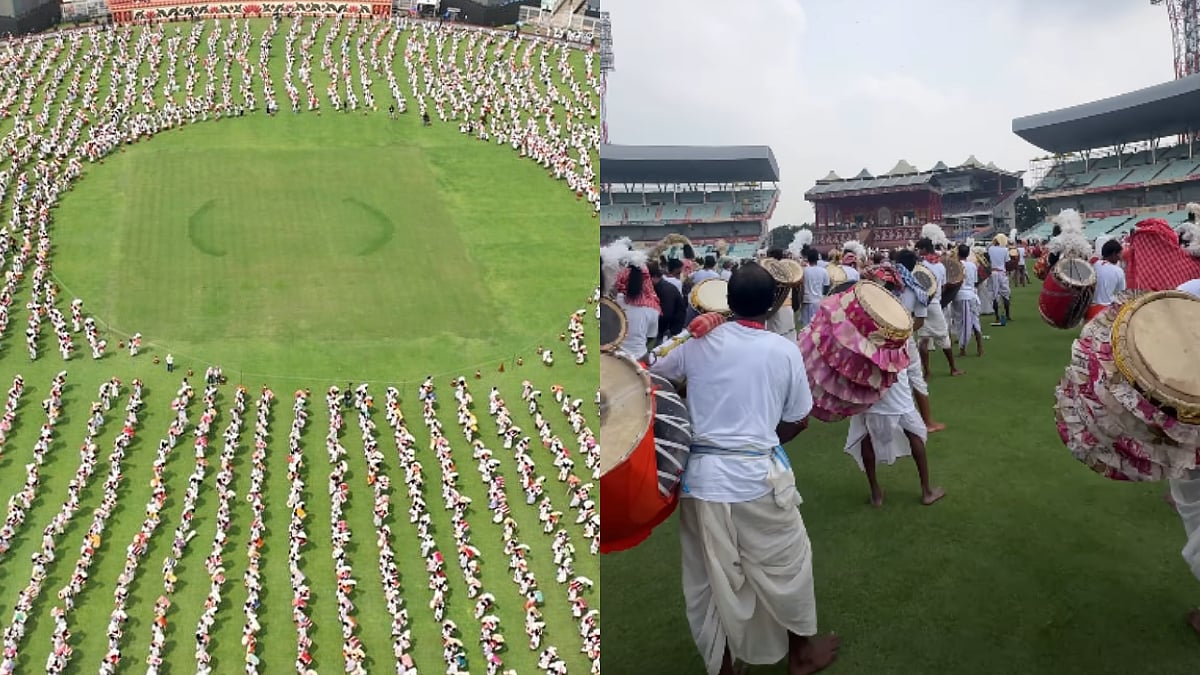 West Bengal's Durga Puja Festival: Kolkata's Eden Gardens To Witness World Record With 3000 Dhaks Beating Together During Mahalaya Celebrations