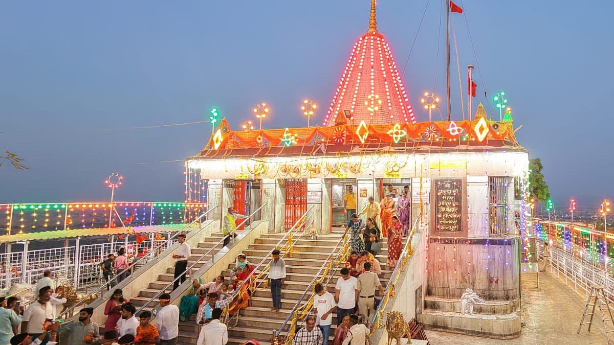 Shardiya Navratri 2026: Thousands Throng Temples Across Madhya Pradesh On Day 1; Over 75,000 Visit Baglamukhi Temple In Agar Malwa