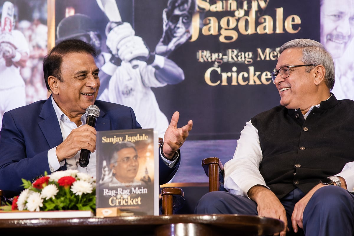 Cricketers Sunil Gavaskar, Sanjay Jagdale Recall Early Cricketing Days, Share Untold Memories At Book Launch In Indore