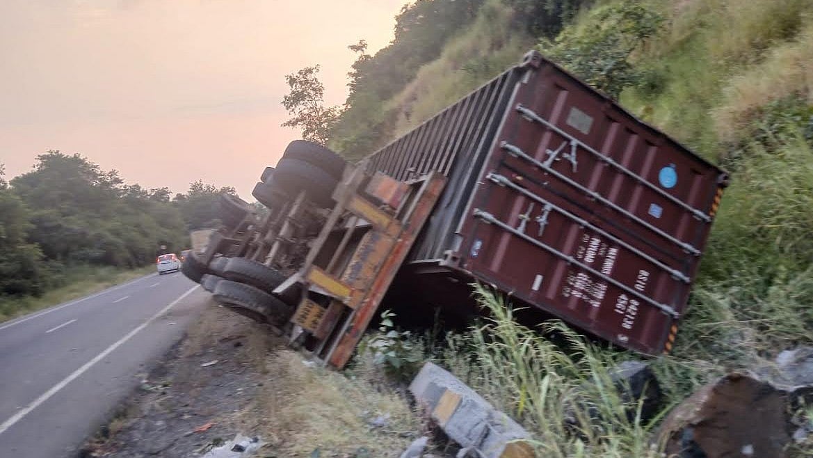 Nashik: Couple’s Bodies Found Under Overturned Container A Day After Accident