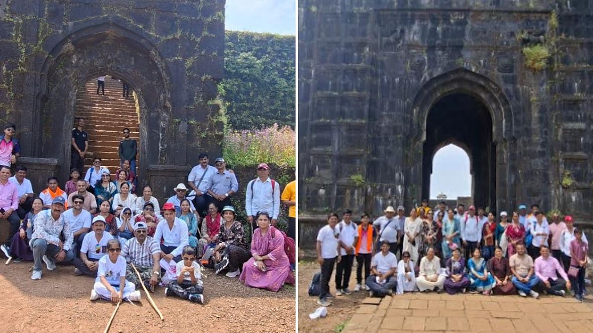 Sainath High School Alumni Turn Reunion Into Heritage Trek At Raigad Fort, Introduce Children To Shivaji Maharaj's Legacy