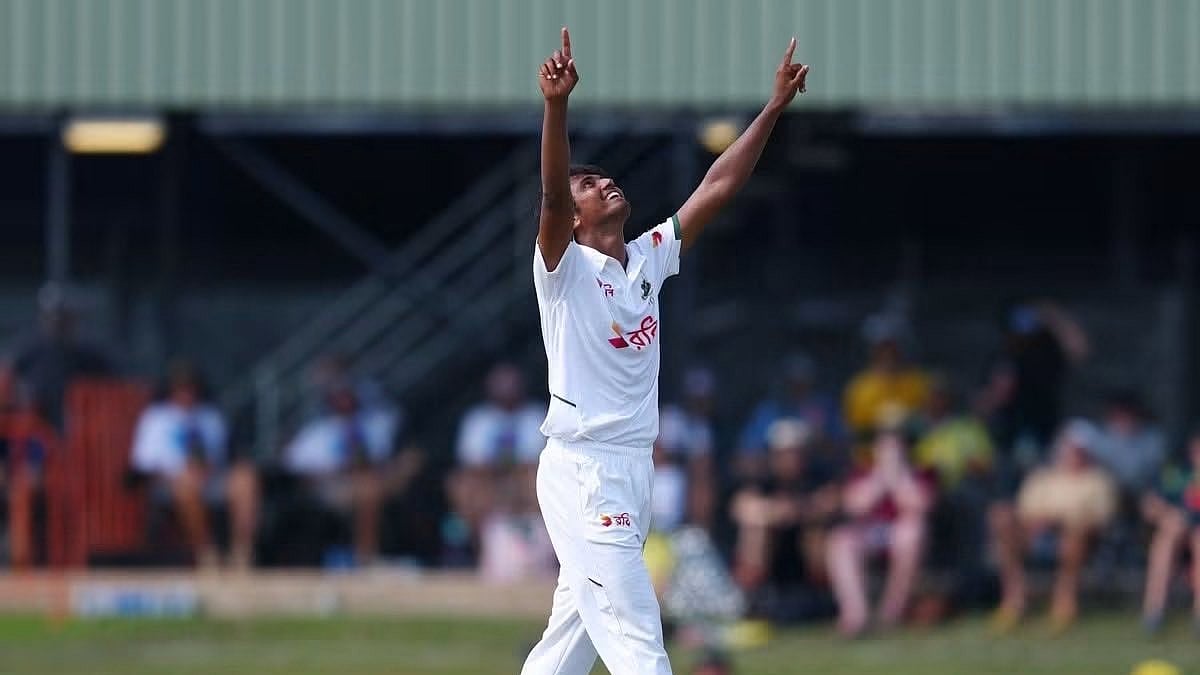 Bangladesh's Hasan Mahmud Achieves Historic Feat With Stunning Test Hat-Trick Against Afghanistan | VIDEO