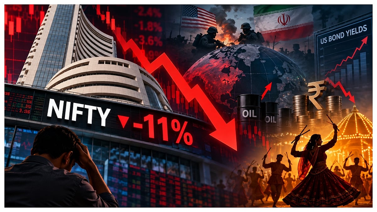 Nifty Sinks 11% Between Two Navratris, 31 Stocks Bleed As Global Pressures Hit Markets