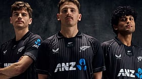 New Zealand unveils special ODI jersey marking 100 years of ties with India