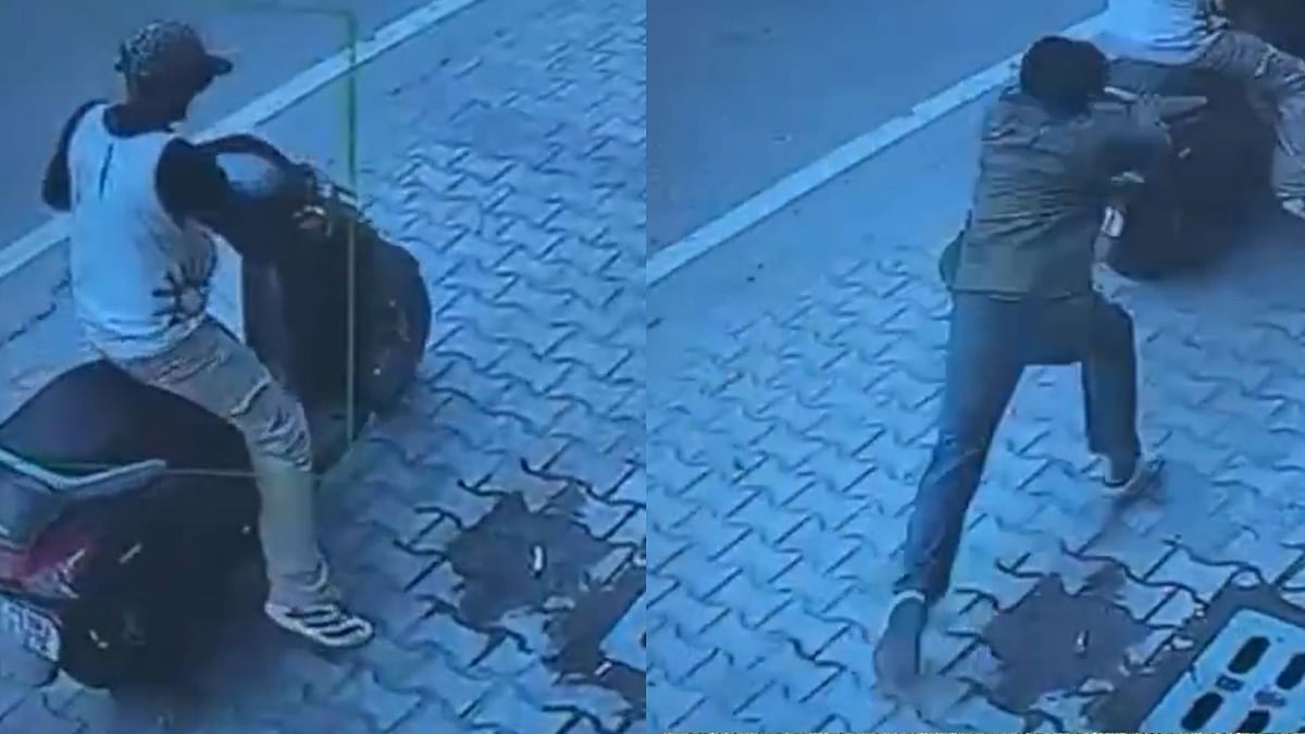 VIDEO: Thief Flees With iPhone 17 Pro Max, Ludhiana Shopkeeper Dragged For 15 Metres While Trying To Stop Him; CCTV Captures Dramatic Chase