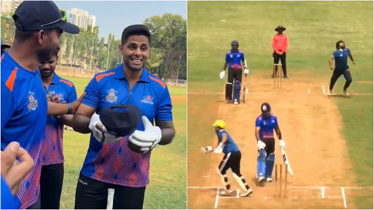 Suryakumar Yadav Fails To Fire On Return To Mumbai's Local Cricket, Scores Just 17 Off 10 Balls; VIDEO