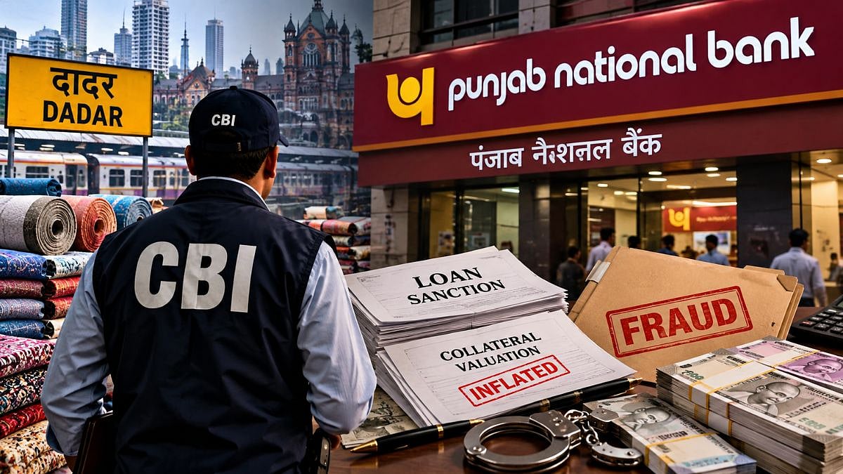 Mumbai Crime: CBI Books Dadar-Based Textile Company And Directors In Alleged ₹9.62 Crore Punjab National Bank Fraud Case