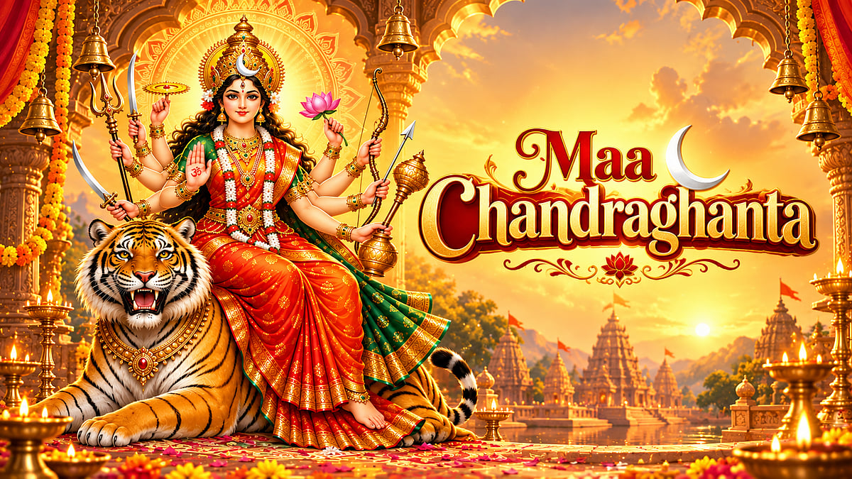 Who Is Goddess Chandraghanta Worshiped On The Third Day Of Shardiya Navratri? 