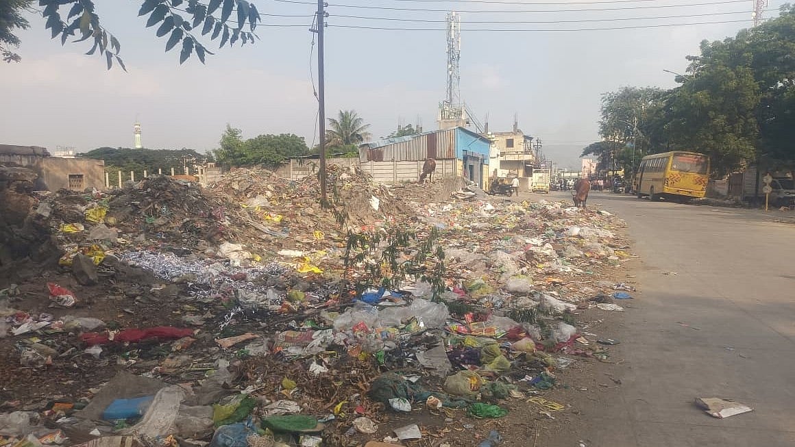 Chhatrapati Sambhajinagar: Pandharpur Villagers Flag Mounting Garbage Problem