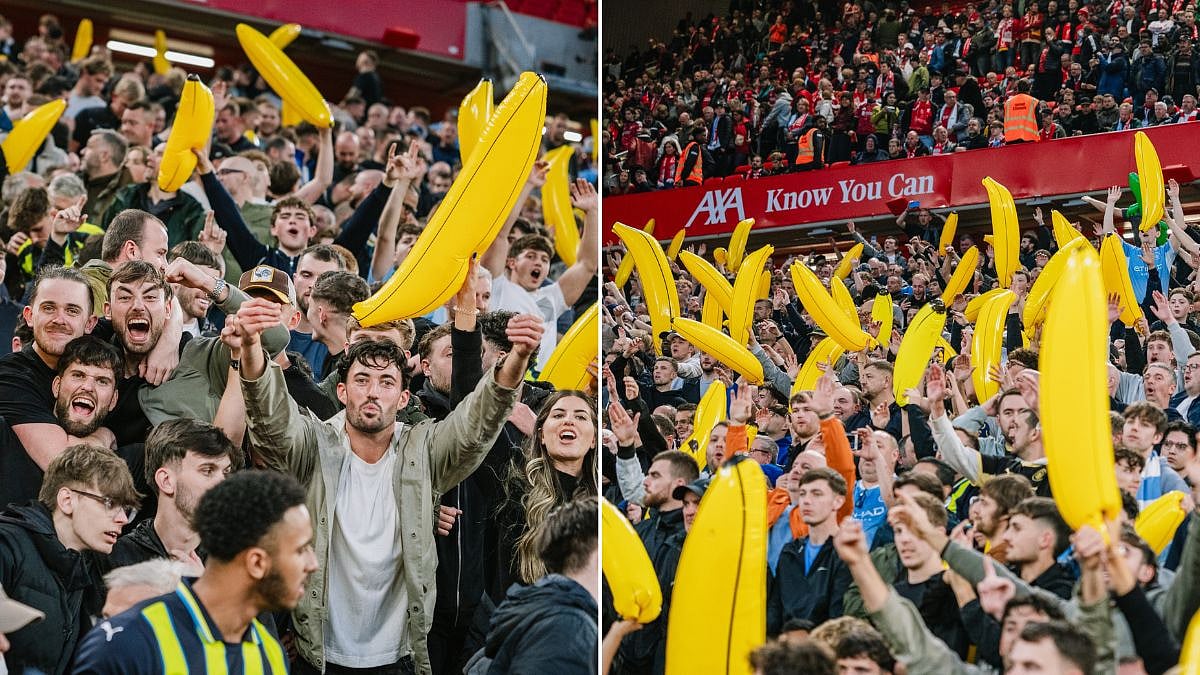 Why Manchester City Fans Brought Bananas To Anfield For Liverpool Premier League Clash