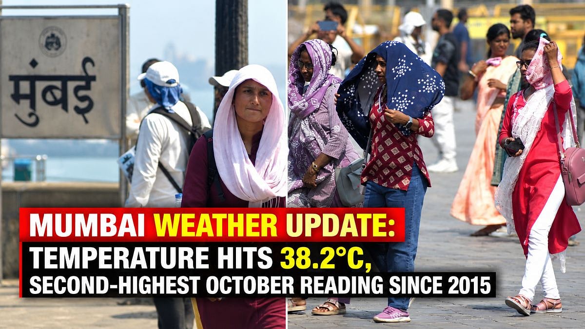 Mumbai Weather Update: Temperature Hits 38.2°C, Second-Highest October Reading Since 2015 As Heatwave Persists