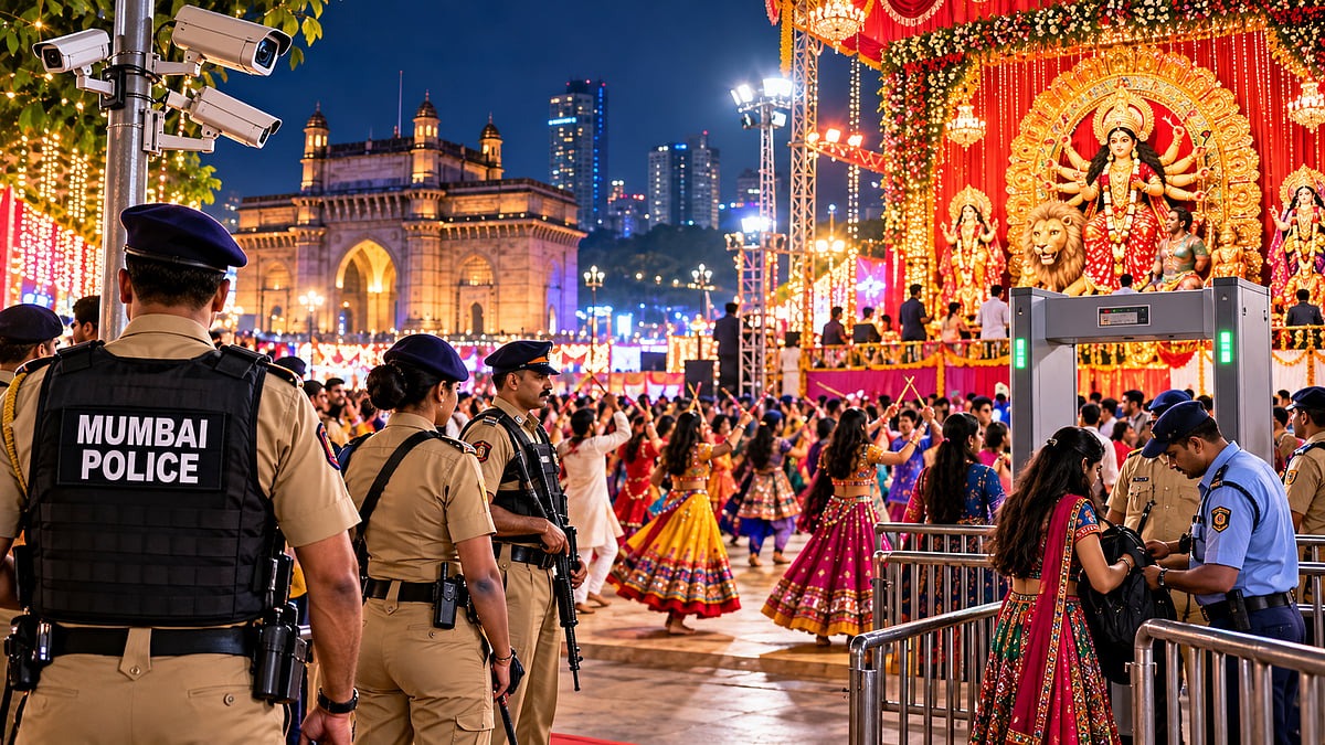 Mumbai Police Tighten Security For Navratri 2026; CCTV, Plain-Clothes Patrolling At Garba Venues, Firecrackers And Laser Lights Restricted