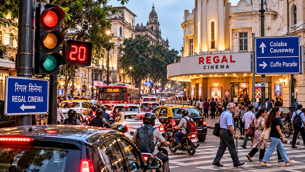 150-Second Wait, Just 20 Seconds To Cross! Colaba Residents Flag Short Traffic Signals And Severe Congestion At Regal Junction