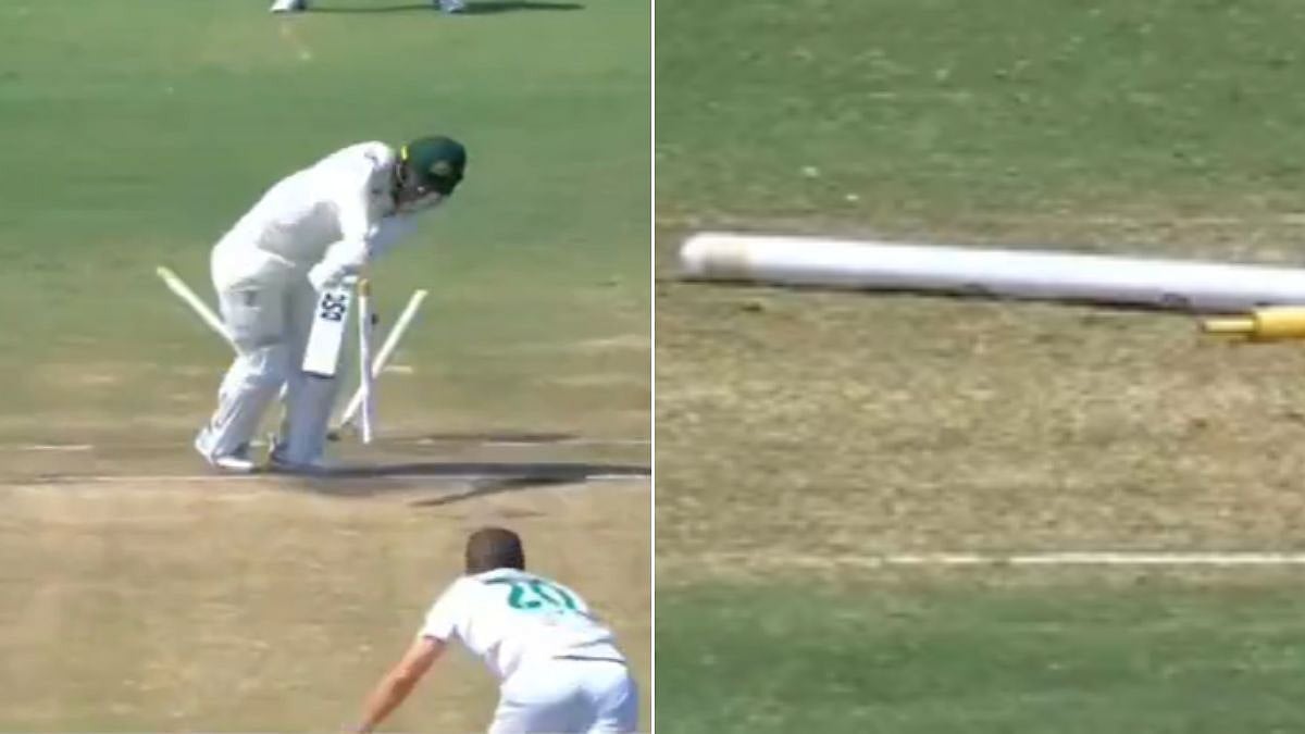 Anrich Nortje Sends Nic Maddinson's Stumps Flying With Searing Yorker In SA Vs AUS 1st Test | VIDEO