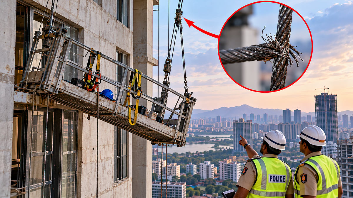 Two Workers Fall To Death From 48th Floor Of Under-Construction Nahur High-Rise After Suspended...