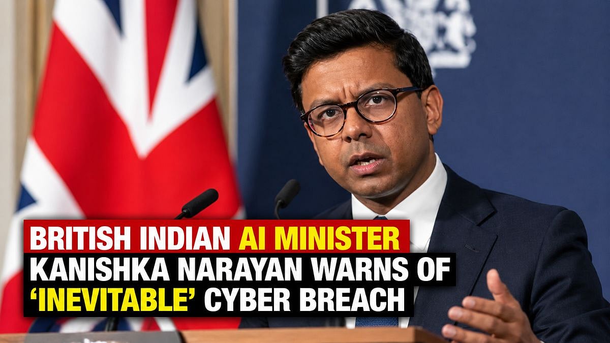 British Indian AI Minister Kanishka Narayan Warns Of ‘Inevitable’ Cyber Breach As UK Strengthens Defences | VIDEO
