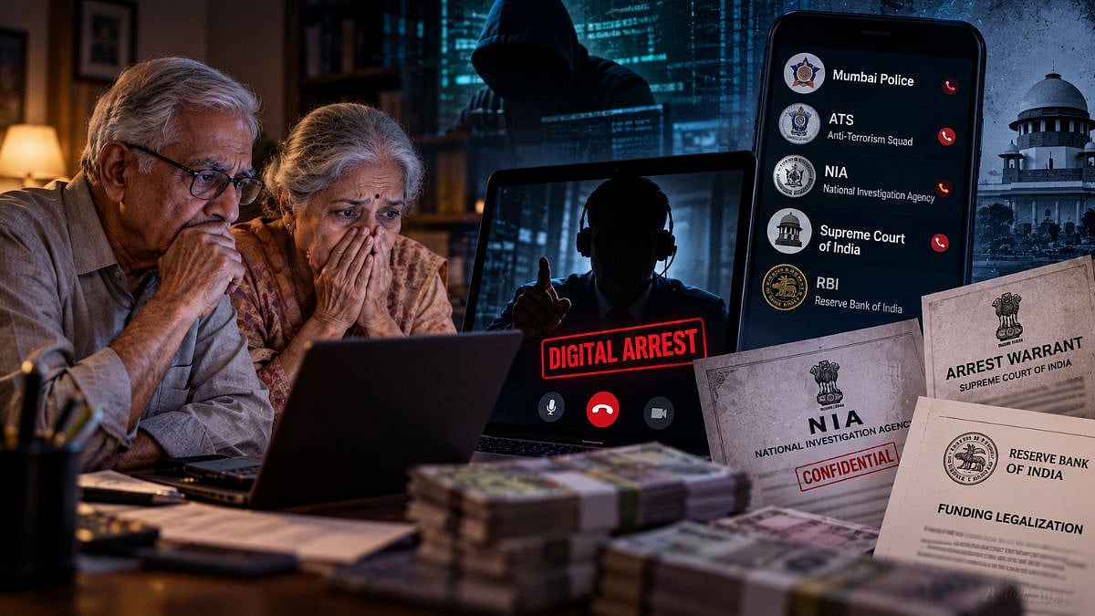 Mumbai Cyber Fraud: Peddar Road Couple Duped Of ₹4.52 Crore In Digital Arrest Scam; Fraudsters Pose As Police, NIA And Supreme Court Officials