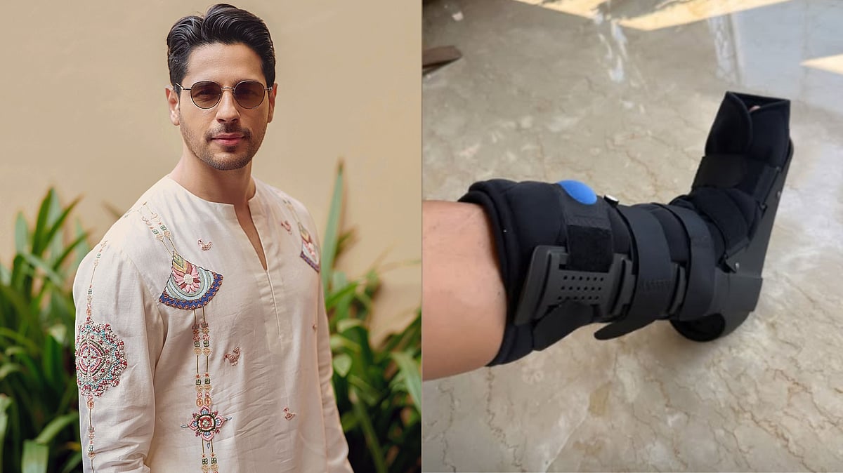 Sidharth Malhotra Suffers Leg Injury, Shares Photo Wearing Medical Boot; Says 'Took Break A Leg Too Seriously'