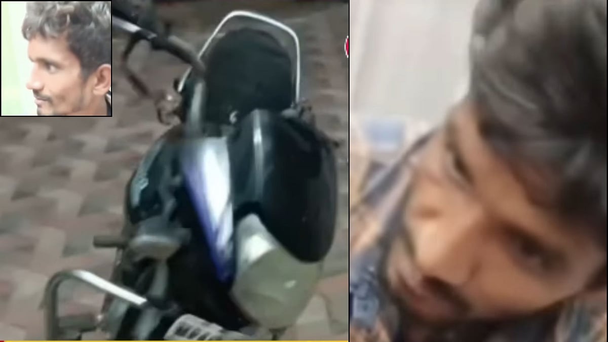 Bhopal Bike Theft: 'Main Ghuma Kar Park Kar Dunga...' Druggie Caught Stealing Bike Near Navratri Pandal