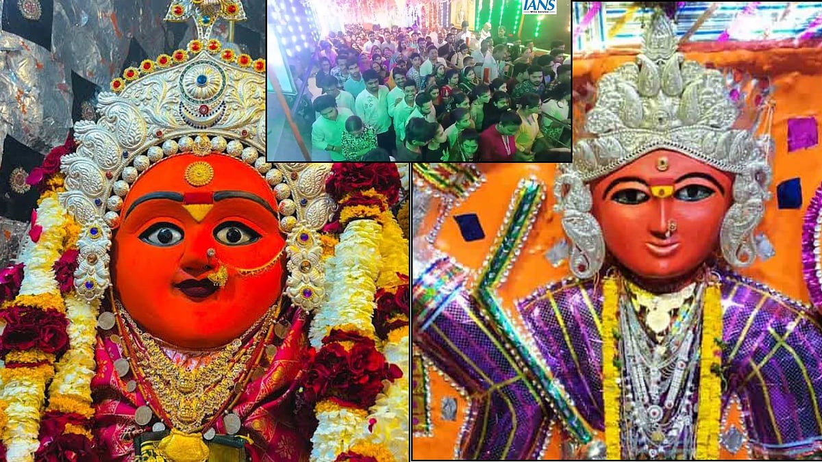 Navratri Special Day-3: Devotees Throng Dewas Tekri Temple For Maa Chamunda And Maa Tulja Bhavani Darshan