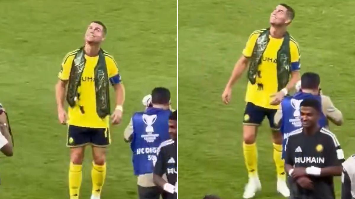 Cristiano Ronaldo’s Reaction To Missile Threat In Riyadh Goes Viral After Al Nassr Win | VIDEO