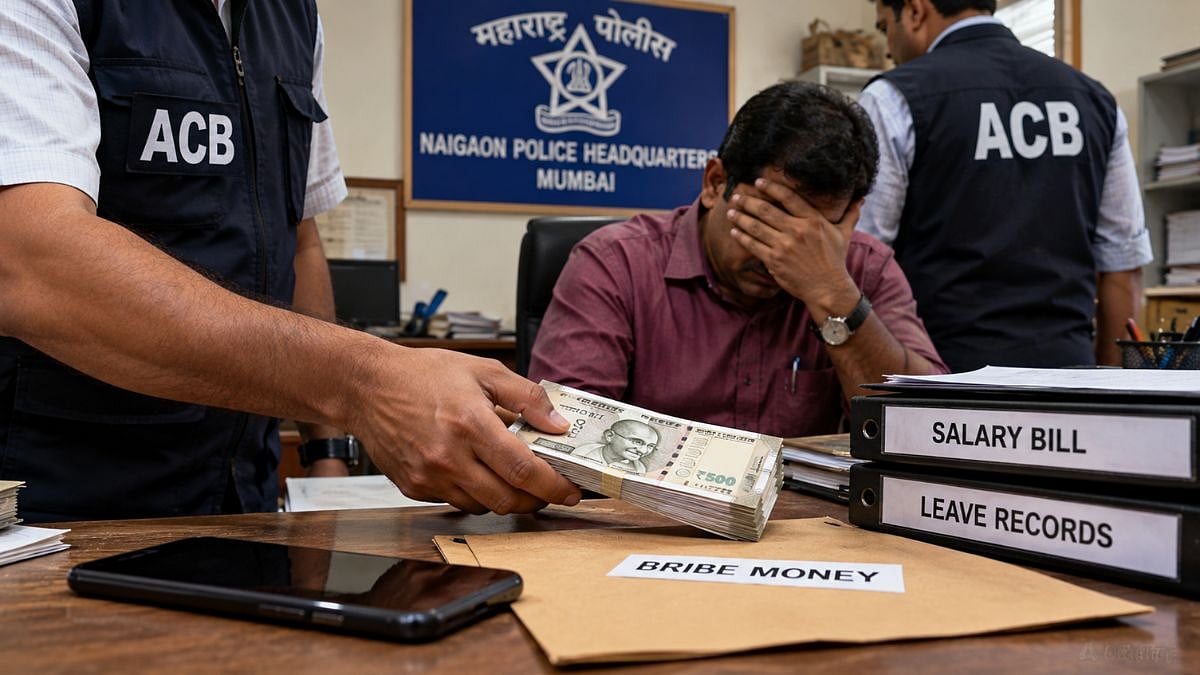 Mumbai Crime: Anti-Corruption Bureau Arrests Naigaon Police Headquarters Clerk For Allegedly Accepting Bribe Over Salary Bill