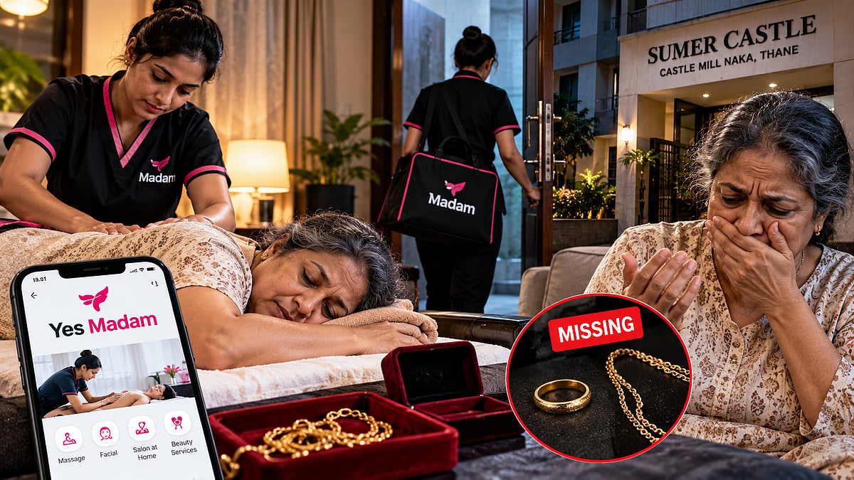 Thane: 62-Year-Old Woman Loses Gold Jewellery Worth ₹1.35 Lakh After Booking Massage Through Home-Service App