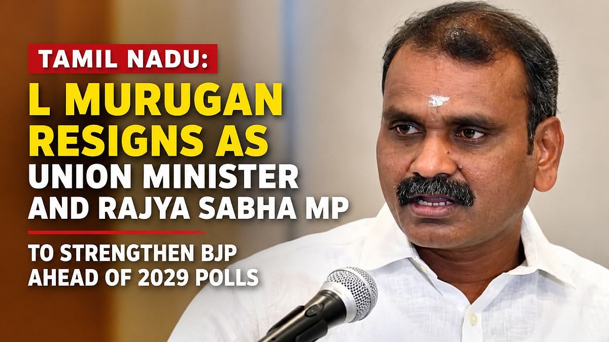 Tamil Nadu: L Murugan Resigns As Union Minister And Rajya Sabha MP To Strengthen BJP Ahead Of 2029 Polls