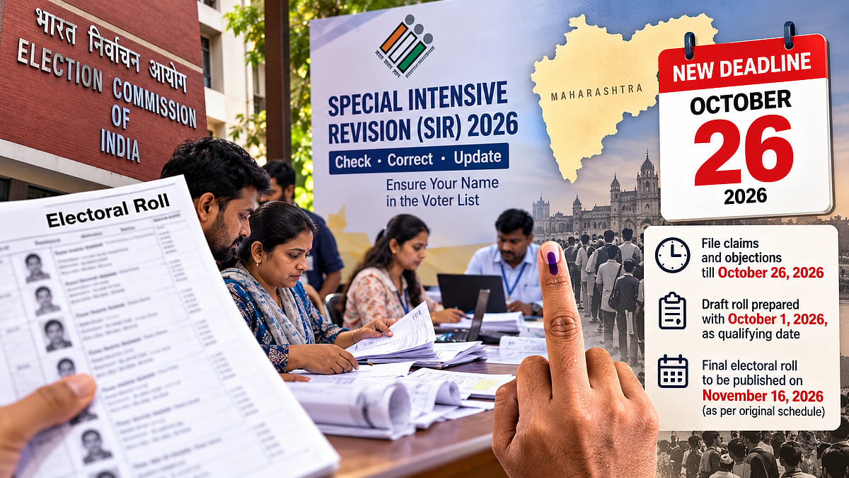 Maharashtra SIR 2026: Deadline For Voter List Claims And Objections Extended To October 26; Final Roll On November 16